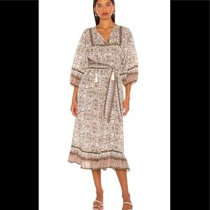 Cleobella Mosiac Block Midi Dress XS